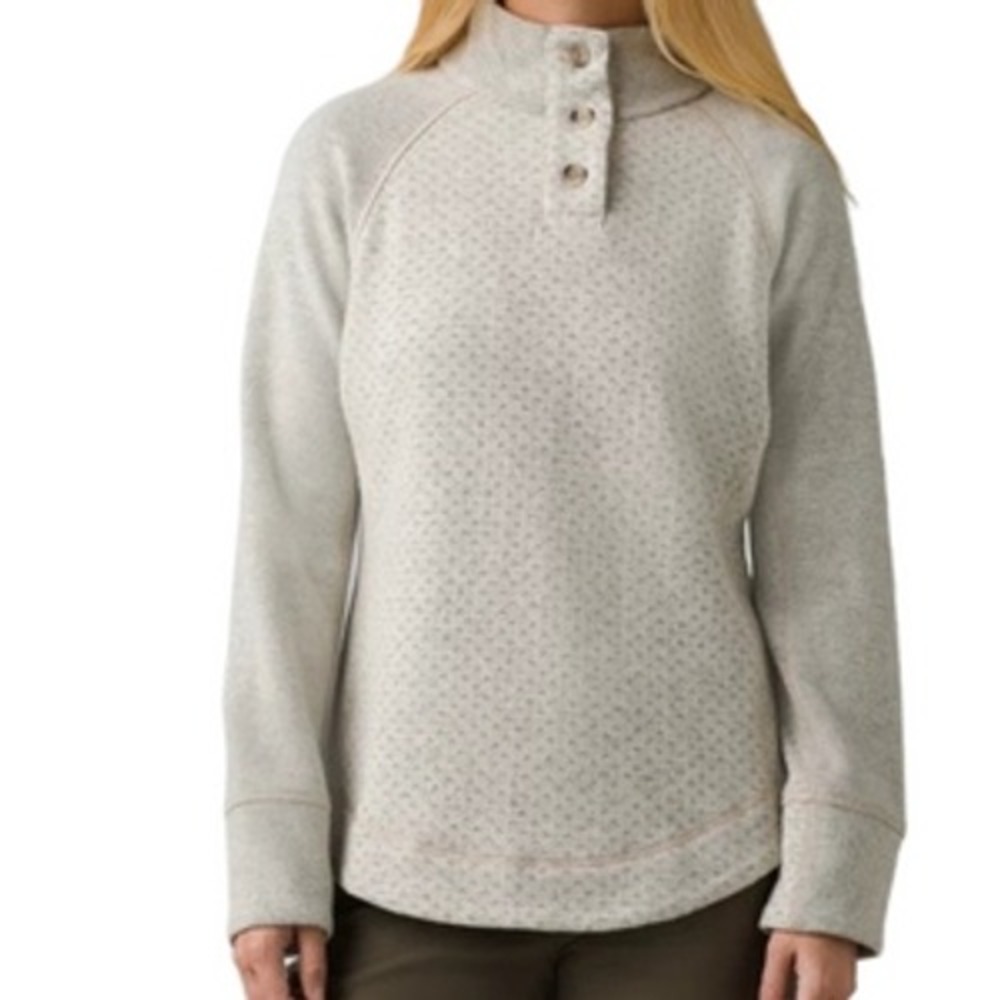 Prana Womens Frozen Falls Sweater small outdoor cold weather hiking layering